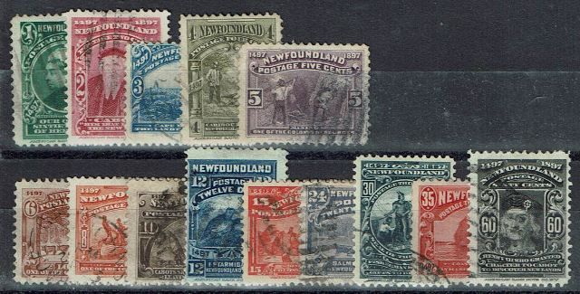 Image of Canada-Newfoundland SG 66/79 G/FU British Commonwealth Stamp